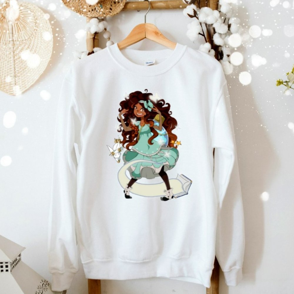 Custom Kawaii Black Anime Magical Girl Sweatshirt